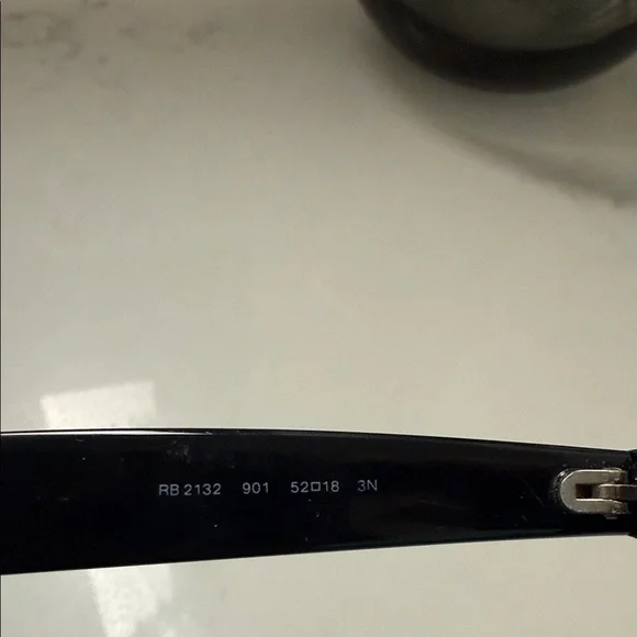 Ray-Ban RB2132 Wayfarer Classic Black Sunglasses - Picture 2 of 5